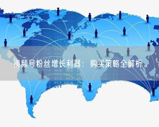 视频号粉丝增长利器：购买策略全解析。