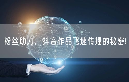 粉丝助力，抖音作品飞速传播的秘密!