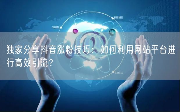 独家分享抖音涨粉技巧：如何利用网站平台进行高效引流？