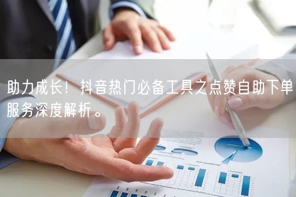 助力成长！抖音热门必备工具之点赞自助下单服务深度解析。